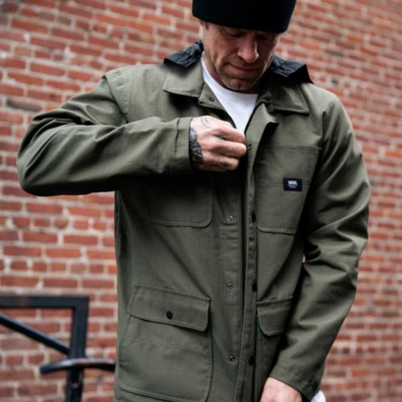 vans olive green jacket